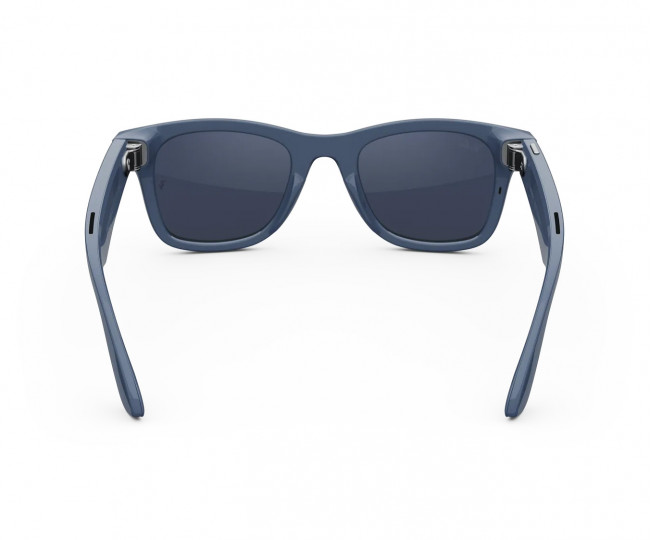 Смарт-очки Ray-Ban Meta Wayfarer (Gen 2) Shiny Cosmic Blue, Lens color :Clear to Sapphire